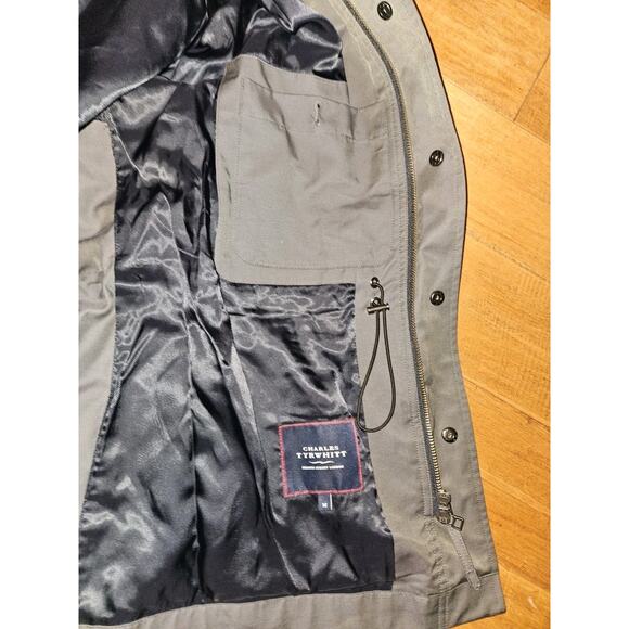 NWT! Charles Tyrwhitt Showerproof Field Jacket Charcoal Size Medium $300 - Picture 7 of 13